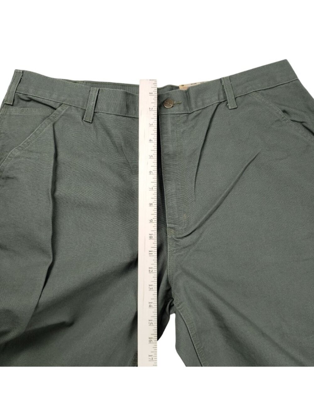 NWT Carhartt Men 40x30 Washed Duck Work Dungaree Carpenter Canvas Pants B11 MOS - Picture 11 of 11